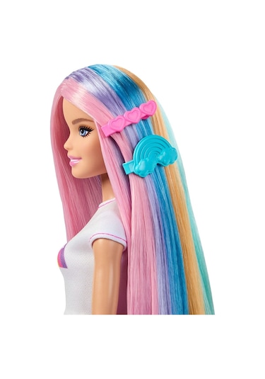Jjp07 Barbie Gökkuşağı Saçlar Sarı Saçlı Bebek