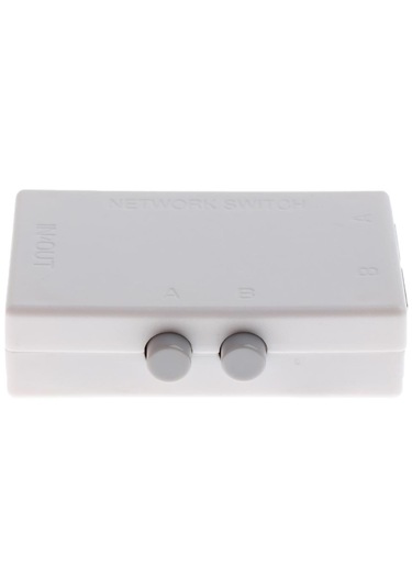 Homyl Mini 2port Manuel Ağ Paylaşım Anahtarı 2ın1 1ın2 Rj45