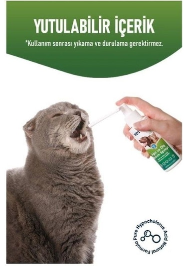 Veturel Kedi Ve Köpekler İçin Ağız Ve Diş Bakım Spreyi 100 Ml