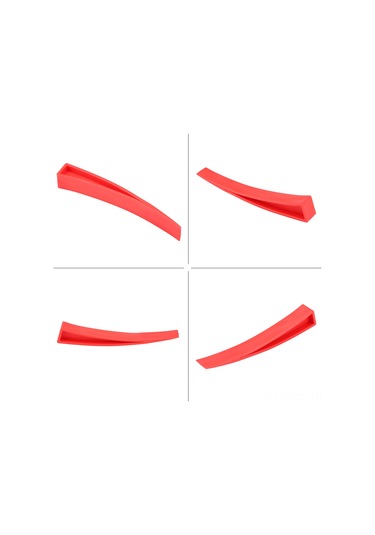 Konesam Kırmızı Nilon Araba Kapı Çukuru Tamiri Aracı - Pencerelerde Boşluk Oluşturma, Döşeme Ve Ev Aletleri Düzenleme İçin Dayanıklı Takım