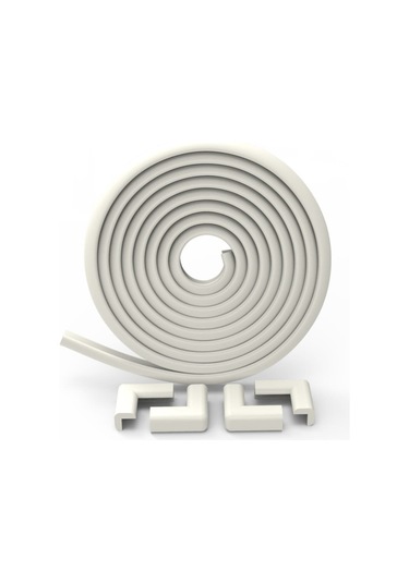 Agubugu Baby - Kauçuk 2 Metre Kenar + 4 Adet Köşe- 8Mm - Krem