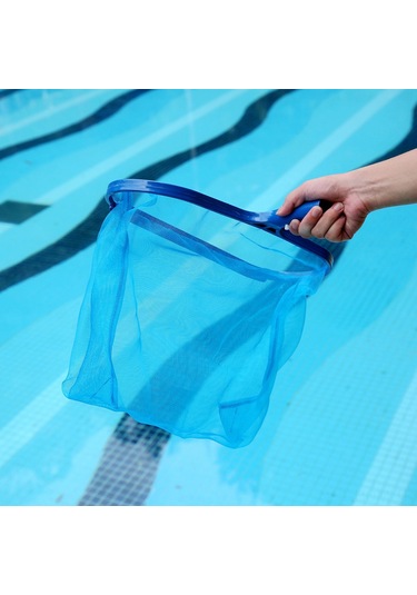 Suofeng Yüzme Havuzu Temizleme Ağı - Derin Su Yaprak Toplama Filesi, Dayanıklı Pp Malzeme Mavi