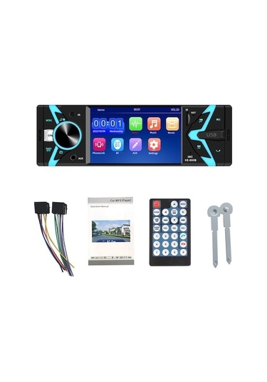 Ankatek Mufunye Bluetooth Entegre 4.1 Tek Din Araba Stereo - Mp5 Çalar, Fm Radyo, Aux/usb/tf Kart Oynatma, Ters Görüntülü Telef Wn