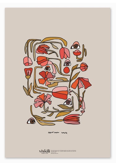 Anason İşleri Gül Gözleri Viskili Poster 50x70cm