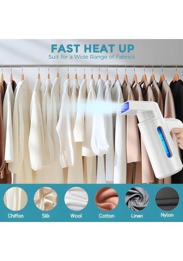 Createtech 25s 700w 180ml Taşınabilir Buharlı Ütü - Hızlı Isınma, Seyahat & Ev Ofis İçin