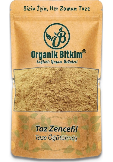 Organik Bitkim Zencefil Toz (Öğütülmüş) 250 G