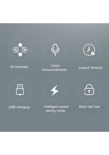 Reedark Lenovo N7 Walkie Talkie 430-440mhz 16 Kanal 3-10 Km Menzil 1700mah Pil Engellere Dayanıklı Siyah Gri Euro Standartı