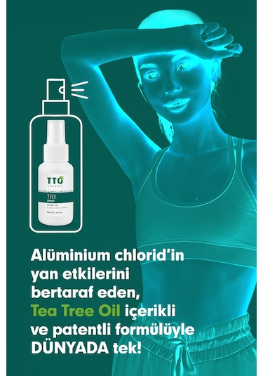Trx Sprey 50 Ml Terleme Önleyici Çay Ağacı Yağı / Tea Tree Oıl