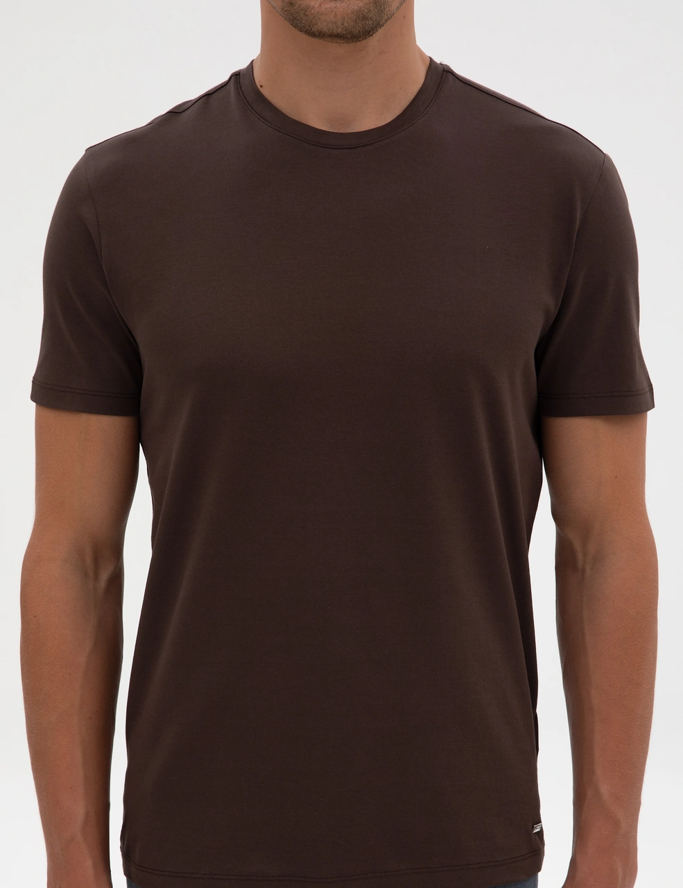 Pierre Cardin Erkek Kahverengi Tişört Basic 50320102-vr029 Kahverengi