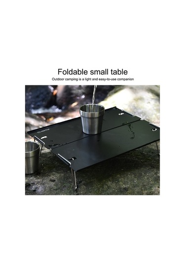 Dancemonkey Aotu At6759 Dış Mekan Hafif Katlanır Küçük Masa Siyah Siyah