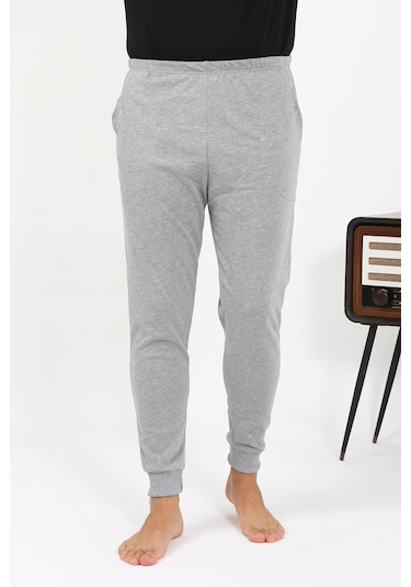 Akbeniz Erkek Pamuk Tek Alt Pijama Gri 27551 Gri