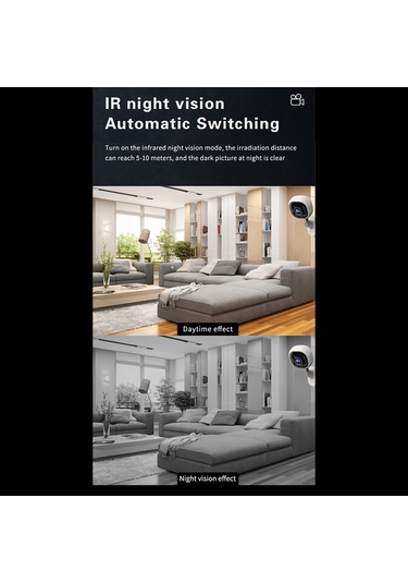 Youtek Akıllı Güvenlik Kamerası 1080p - İki Yönlü Konuşma, Hareket Algılama Ve Gece Görüşü Fonksiyonlarıyla Wi-fi Bağlantılı