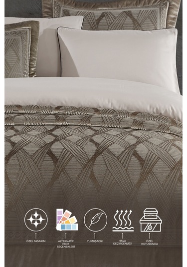 Elart Hera Çeyiz Paketi 7 Parça Bej Bej