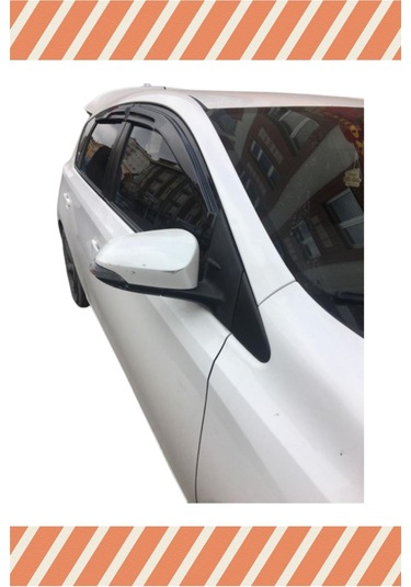 Toyota Auris 2013-2015 Modellerine Özel 4'lü Mügen Tip Cam Rüzgarlığı