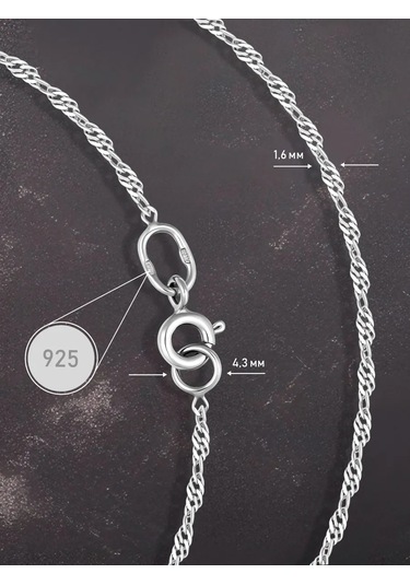 Mıx Jewelry Parlak Gümüş Ayak Bileği Bileziği 40728600 Gümüş