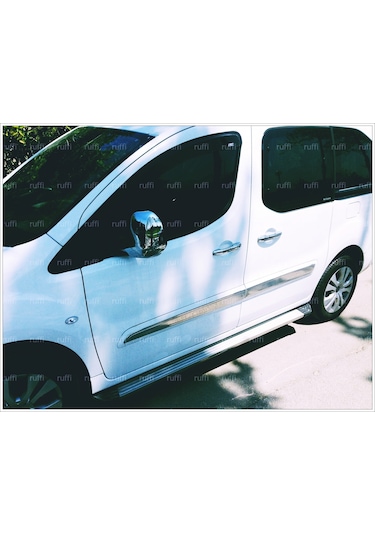 Peugeot Partner Tepee Krom Yan Kapı Çıtası 4 Kapı 2008 Üzeri