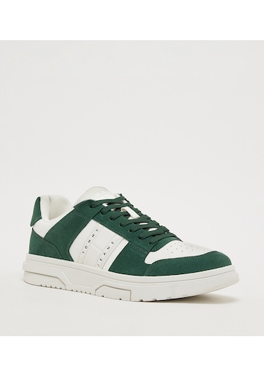 Tommy Hilfiger The Brooklyn Süet Erkek Sneaker Em0em01371mbf Green Yeşil