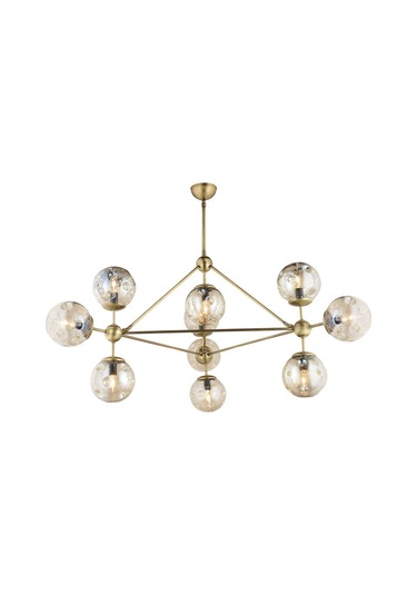 Lampaluce Spazio Modern Tasarım 10'Lu Avize Sarı