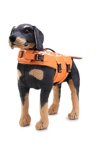 Homyl Köpek Can Yeleği Yüzme Pet Mayo Kostüm Turuncu-m