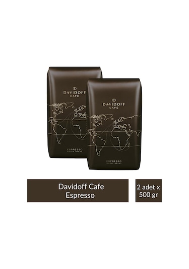 Davidoff Café Espresso Çekirdek Kahve 500 G X 2 Adet Çekirdek