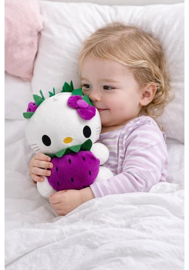 Hello Kity Peluş Oyuncak 30 Cm Mor Mor