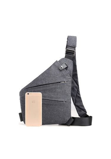 Jeemson Erkekler İçin Gri Askeri Tasarım Çapraz Çantası - Büyük Kapasite, Çok Cüzdanlı, Sağ Omuzlu Sırt Çantası Çok Renkli