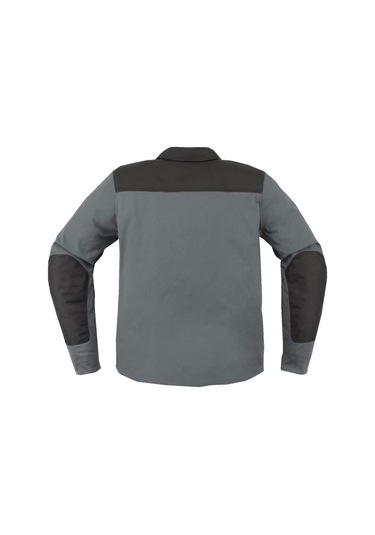 Icon Upstate Canvas Ce Korumalı Motosiklet Montu Siyah Gri