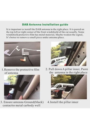 Sones Fm Yönlendirmeli Araç Dab+ Dijital Yayın Alıcı Kutusu