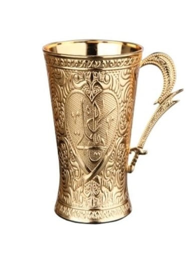 Porselenli Motifli Fincan Ve Desenli 6.5cmx8.5cm Bardak Sunum Set