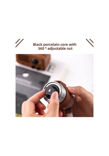 Skycity El İle Kahve Değirmeni, 304 Çelik, Porselen Çekirdek, Ayar可调, Taşınabilir, Anti-kayma Silikon Kılıf, Tahıl Dağıtabilir