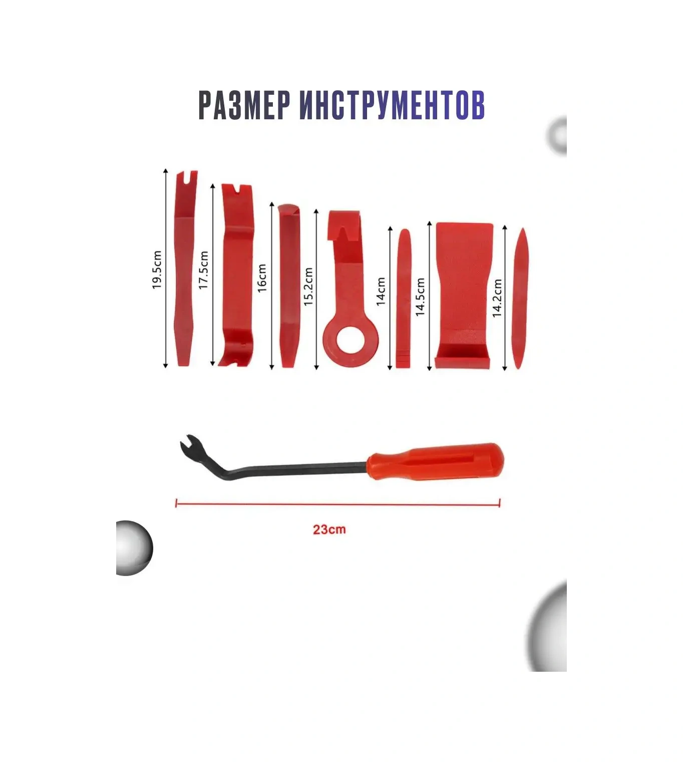 Primeparts Araç İç Kaplama Sökme Ve Klips Seti 8 Parça 113422690