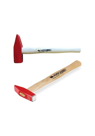 Kupa Ahşap Saplı Tesviyeci Çelik Çekiç 1000 Gr.