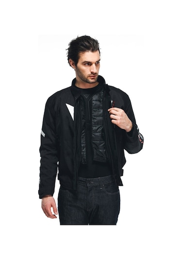 Dainese Veloce Black White Lava Red D-Dry Mont