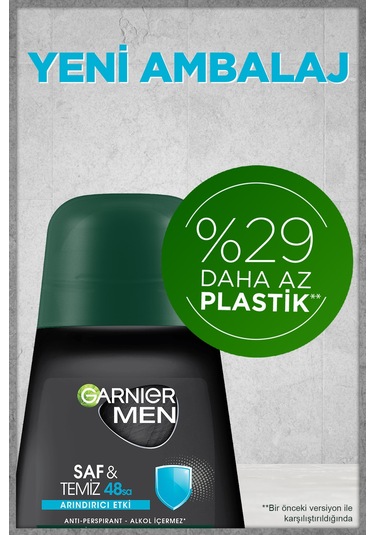 Garnier Men Saf & Temiz Erkek Roll-On Deodorant 50 ML
