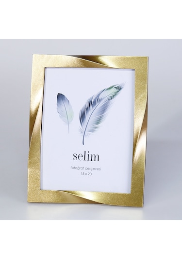 Selim 15 x 20 CM Curved Çerçeve Altın