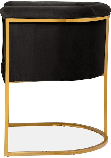 Modern Metal Berjer Siyah