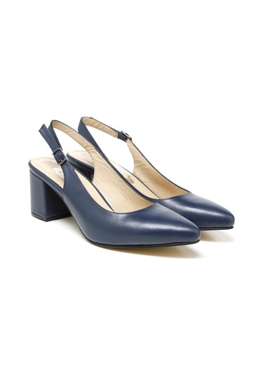 Sandalet Kadın Rc-4008 Deriden Lacivert Lacivert