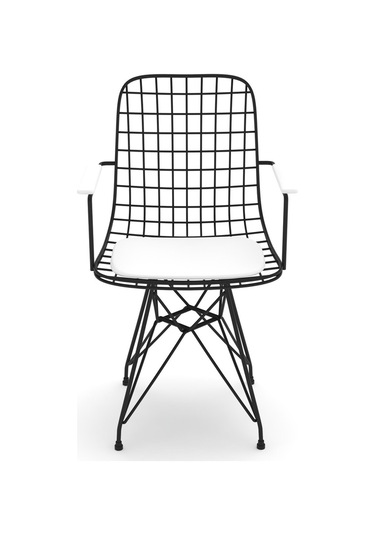 Knsz Kafes Tel Sandalyesi 1 Li Mazlum Syhbyz Kolçaklı Ofis Cafe B