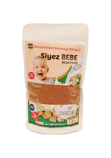 Siyez Unlu Bebe Bisküvisi Toz 250 G