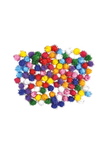 Evenart Pompon Metalik 20 Mm 100 'lü Paket İki Paket Standart
