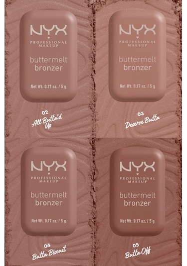 Nyx Professional Makeup Buttermelt Bronzer 02 All Buttad Up