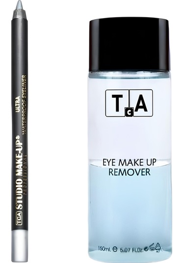 Tca Studio Make-Up Suya Dayanıklı Göz Kalemi + Göz Makyaj Temizleyici 150 ML
