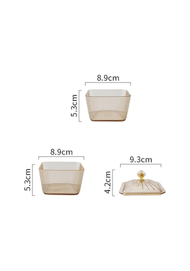 Suntek Magideal Kurutulmuş Meyve Aperatif Servis Tabağı Amber-3-ızgara