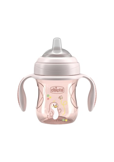 Chicco Yumuşak Uçlu Geçiş Bardağı Kız Pembe Pembe