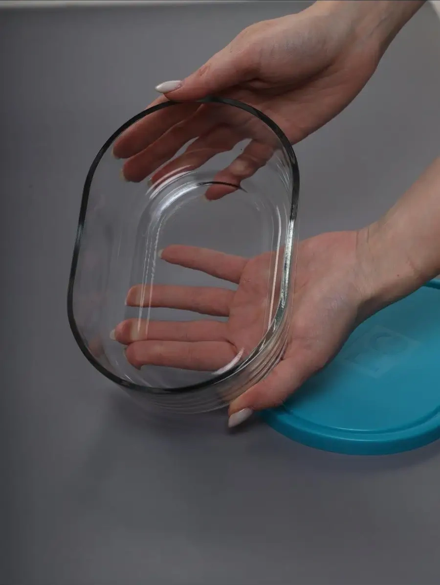 Gift'n'home Cam Kapaklı Salata Kabı 145817196 Beyaz