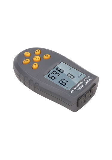 Youmex "taşınabilir Dijital Termometre - Çift Kanal Ölçüm, Lcd Ekran, Alarm Ve Veri Tutma Özellikli"