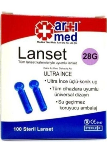 Artımed Steril Lancet 28g 100lü