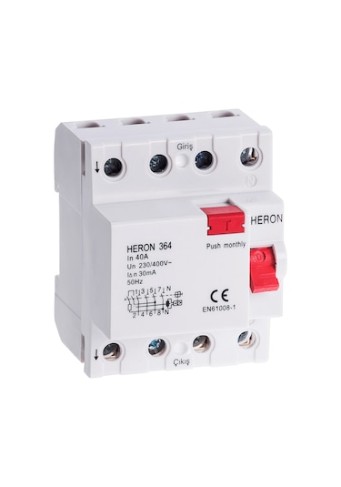 HERON 4X40 30 Ma KAÇAK AKIM RÖLESİ