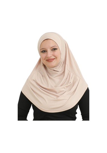 Hazır Giyim Türban Yumuşak Başörtü Şal - Bej BEj