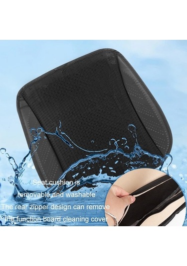 Novahub Çok Fonksiyonlu Usb Fan Araba Koltuğu Minderi Isı Dağılımı Siyah Diğer